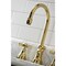 Kingston Brass KS2982ZX Millennium Widespread Bathroom Faucet W/ Brass Pop-Up, Brass KS2982ZX - alternate 2